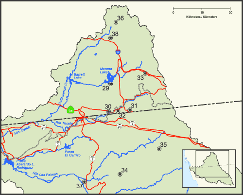 Backcountry map